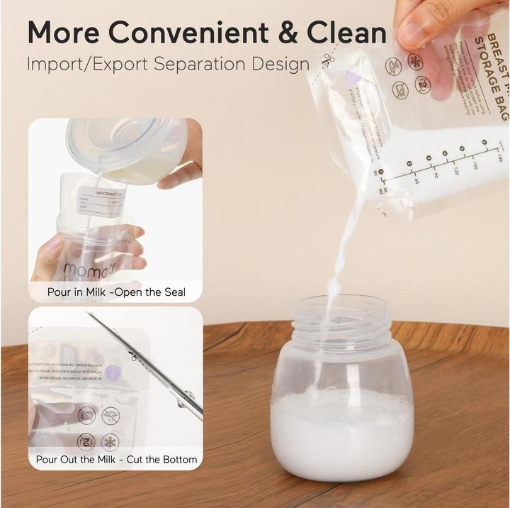 Immagine prodotto Momcozy Sacchetti per la conservazione del latte materno