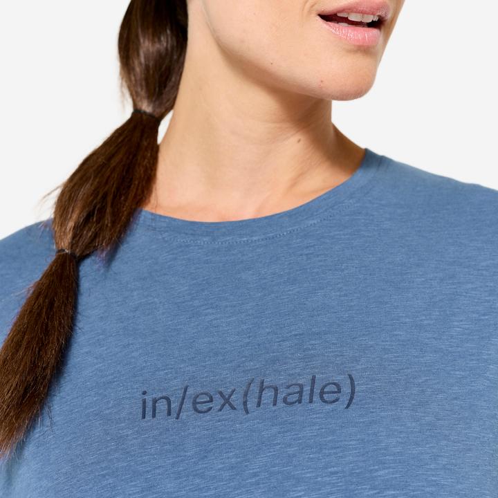 Produktbild Kimjaly Women's Short-Sleeved Yoga T-Shirt - Dark Blue (XXL)