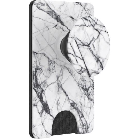 PopSockets PopWallet+ - omslag til mob, Supporto per smartphone, Bianco