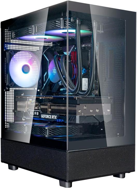 Immagine prodotto Silverstone Lucid 04 (schwarz, Tempered Glass x 2) (mATX, Mini-ITX)