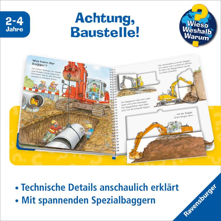 Immagine prodotto Ravensburger Der Bagger (Tedesco, Andrea Erne, Macellaio Wolfgang, 2015)