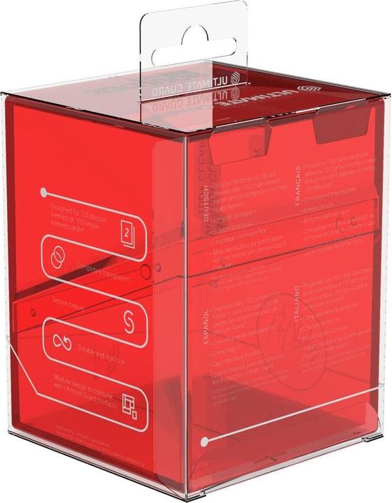 Produktbild Ultimate Guard Boulder 100+ Clear - Ruby