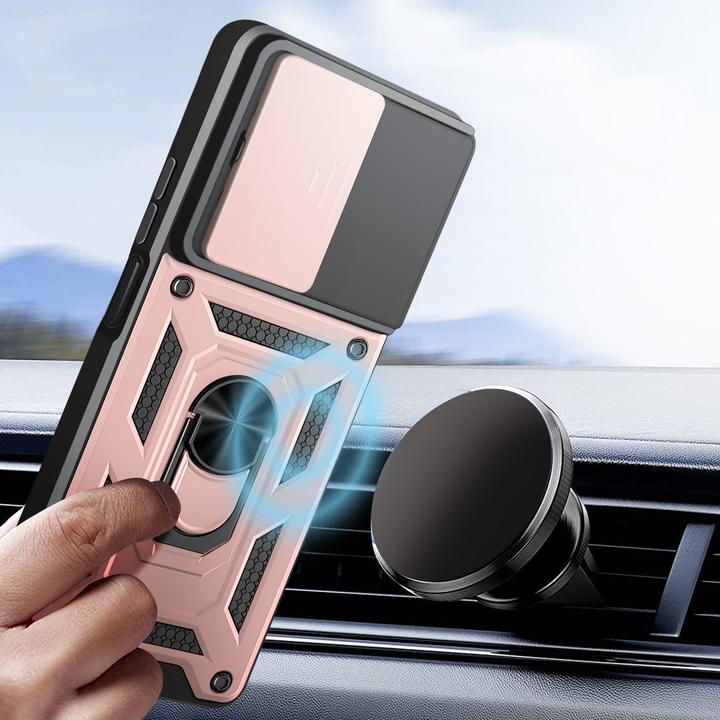 Produktbild Avizar Redmi 15C Hülle mit Metallring & Ständer (Xiaomi Redmi Note 15)