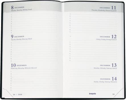 Produktbild Brepols Schulagenda Veneto 9x16cm 037.0260. 1W/2S ass. d/f/e/nl 22/23 (9 x 16 cm, 1 Monat / 1 Seite)