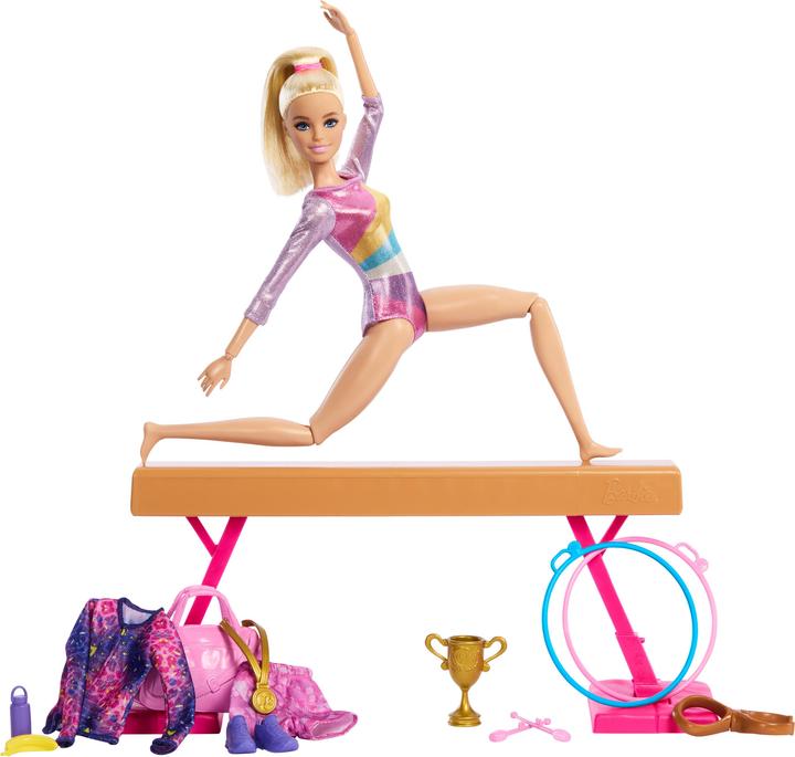 Actual product image Barbie Careers Refresh Gymnastics playset