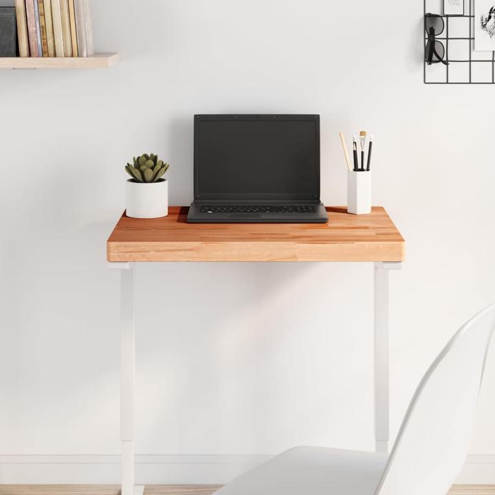 Actual product image VidaXL Tischplatte 80x40x4 cm Rechteckig Massivholz (80 x 40 x 4 cm)