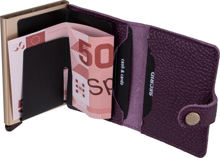 Actual product image Secrid Geldbörse Miniwallet PEBBLE MINI Grape
