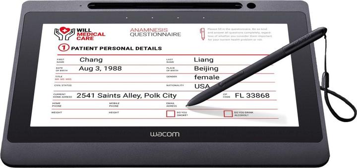 Productafbeelding Wacom DTU1141B, 25,6 cm (10,1 inch), Zwart, 283 mm, 15,7 mm, 210 mm (10.10", 2540 lpi)