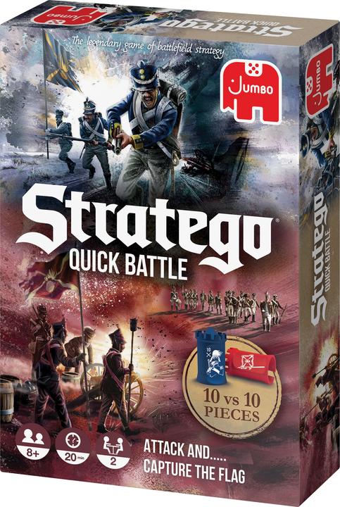 Productafbeelding Jumbo Stratego Snelle Strijd (Frans, Duits, Italiaans, Engels, Nederlands)