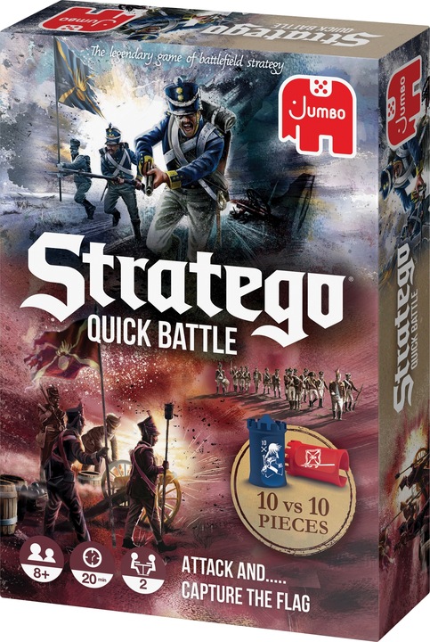 Produktbild Jumbo Stratego Quick Battle (Französisch, Deutsch, Italienisch, Englisch, Niederländisch)