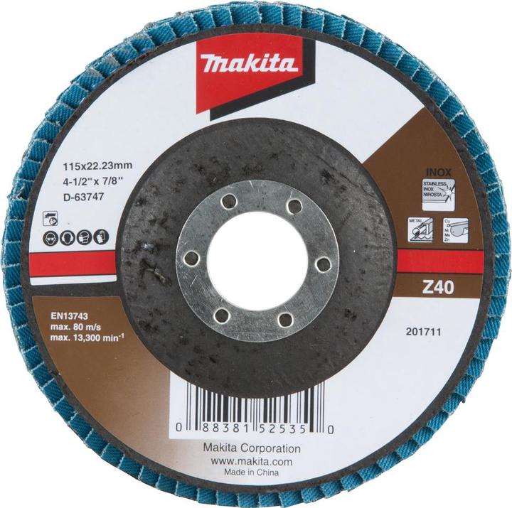 Image du produit Makita Roues à lamelles 115mm Z40 (Z40)