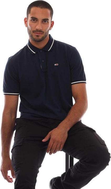 Produktbild Tommy Jeans Poloshirt Mit kontrastfarbenen Streifen Regulär (M)