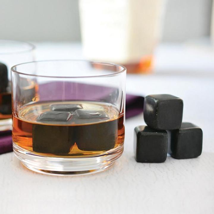 Immagine prodotto Teroforma Set di 9 pietre per whisky nere (Pietre di whisky)
