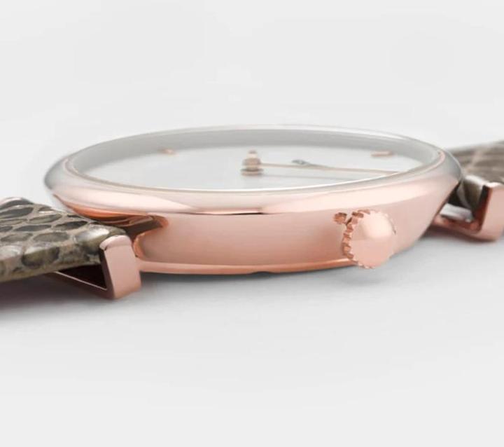 Immagine prodotto Cluse Triomphe Rosé Python (Orologio da polso analogico, 33 mm)