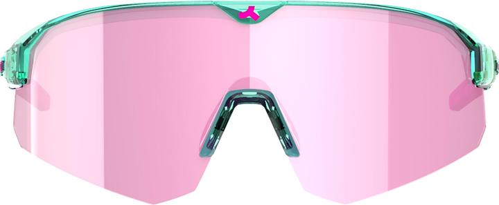 Actual product image Tripoint Lake Victoria X-Small (Shiny Transparent Turquoise, Pink Multi, Brown)