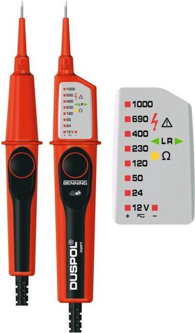 Actual product image Benning DU two-pole voltage tester (CAT IV 600V, CAT III 1000V)