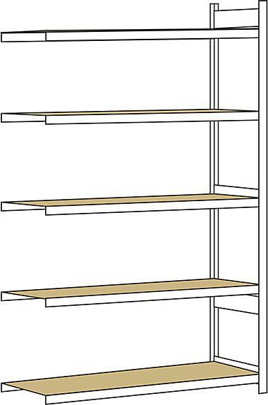 Produktbild Schulte Lagertechnik Anbauregal WS 2000 mit Spanplatten
