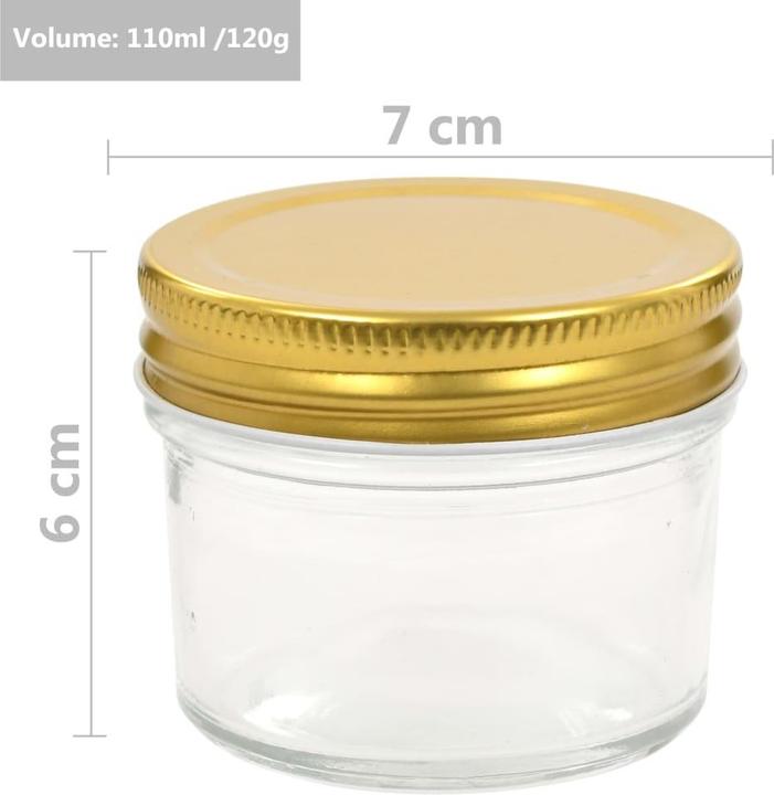 Actual product image vidaXL Marmeladenglas (0.11 l)