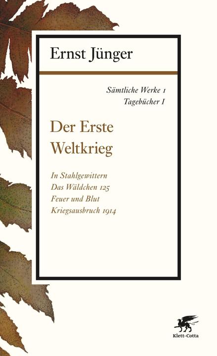Produktbild Sämtliche Werke - Band 1 (Deutsch, Ernst Jünger, 2017)