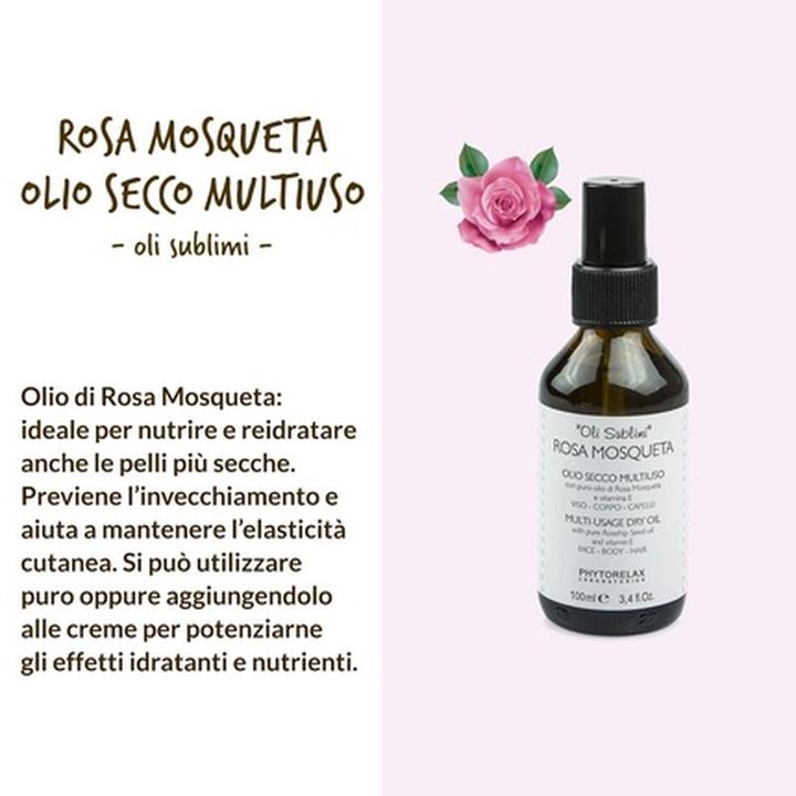 Actual product image Phytorelax Laboratories Rosehip seed multi-usage dry oil, 100ml (Body oil, 100 ml)