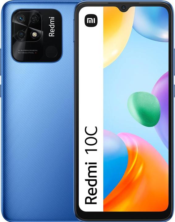 Image du produit Xiaomi Redmi 10C (128 Go, Ocean Blue, 6.71", Double SIM, 4G)
