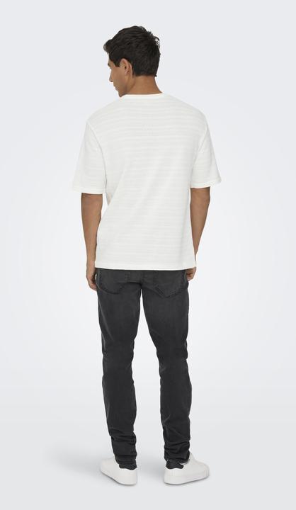 Produktbild Only & Sons Onsgivo Reg 12 Ss Crew Knit Noos (L)