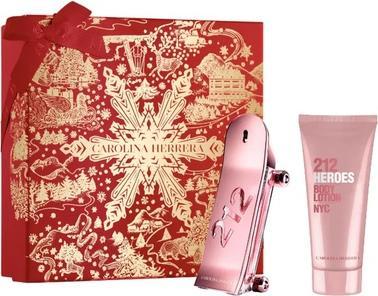 Image du produit Carolina Herrera 212 Heroes For Her Eau De Parfum Spray 80ml et Body Lotion 100ml Set (Set parfum)