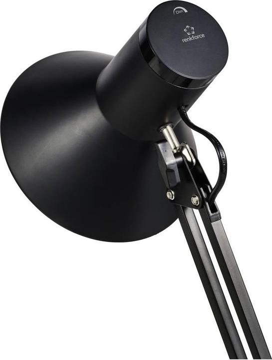 Actual product image Renkforce RF-5846468 LED clamp light 9 W black (900 lm)
