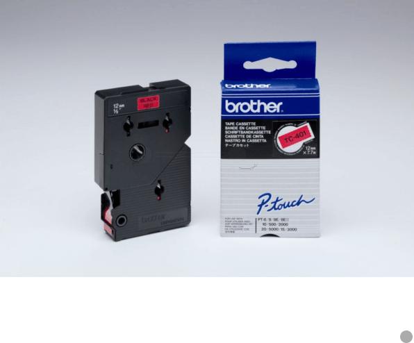 Produktbild Brother P-Touch (1.20 cm, Rot, Schwarz)