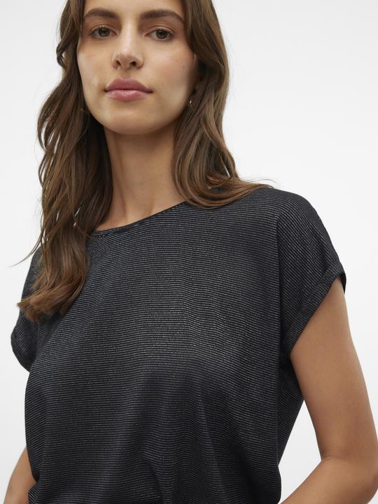 Image du produit Vero Moda Vmlava Glitter Ss Top Stripe Ga (XXL)