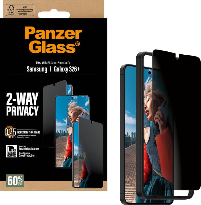 Produktbild PanzerGlass Ultra-Wide Fit (1 Stk., Samsung Galaxy S26+)