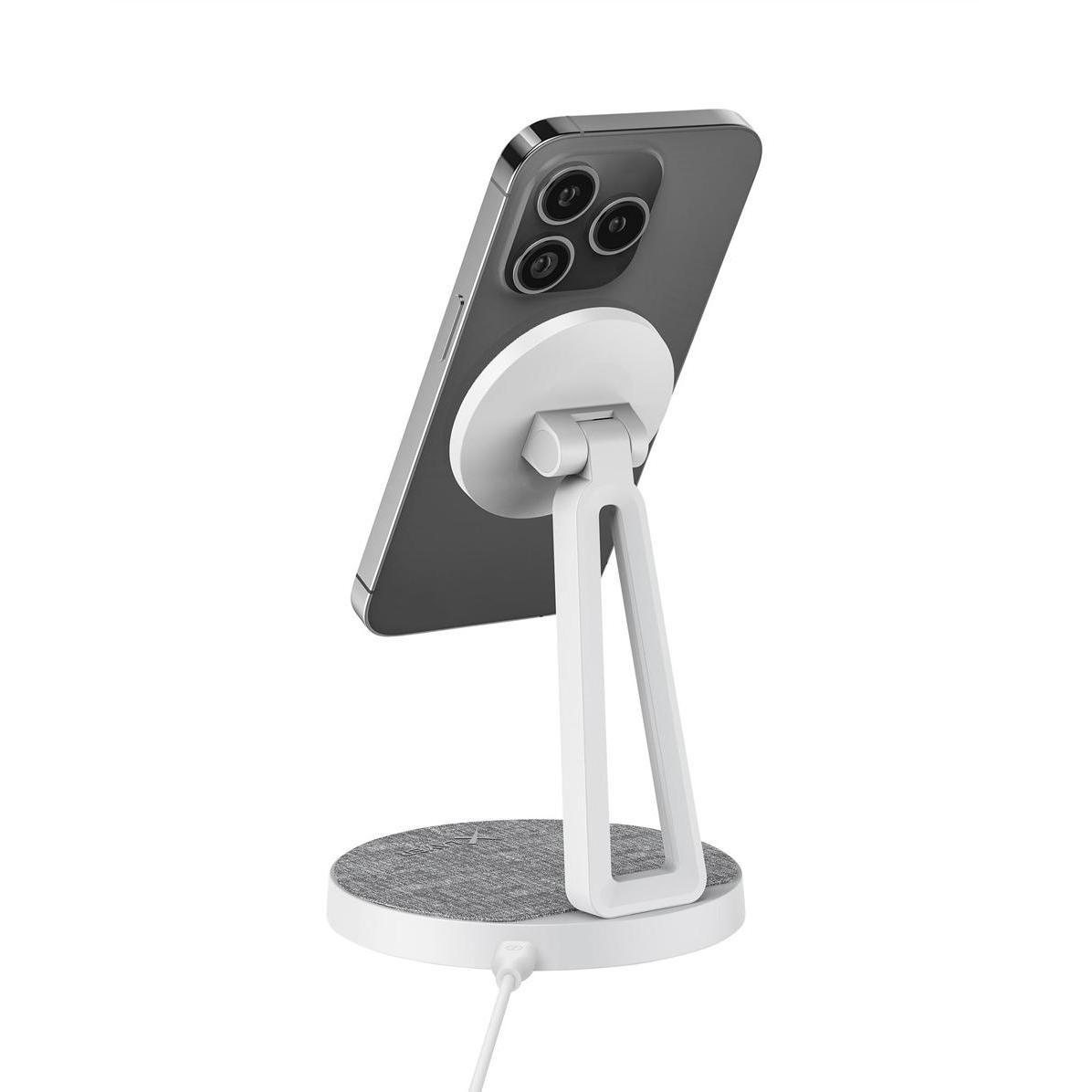 Thumbnail - Xlayer MagFix Pro 2 in 1 Ladestation 15W Grey/White (15 W), Wireless Charger, Grau