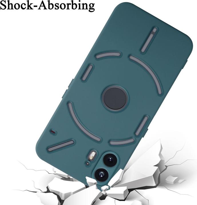 Actual product image Cadorabo Bumper Case for Nothing Phone 2 TPU Liquid Silicone Cover (Nothing Phone (2))