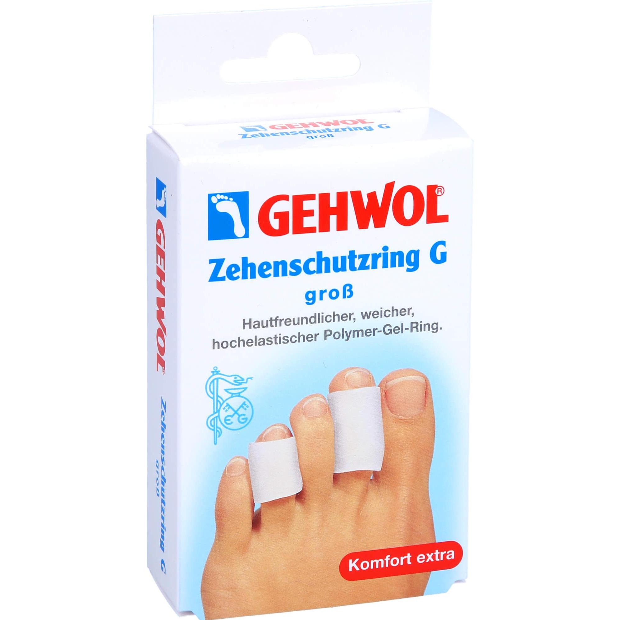 Gehwol, Fusspflegemittel, Zehenschutzringe G Verkaufspackung gross 2 Stk (Druckentlastung)