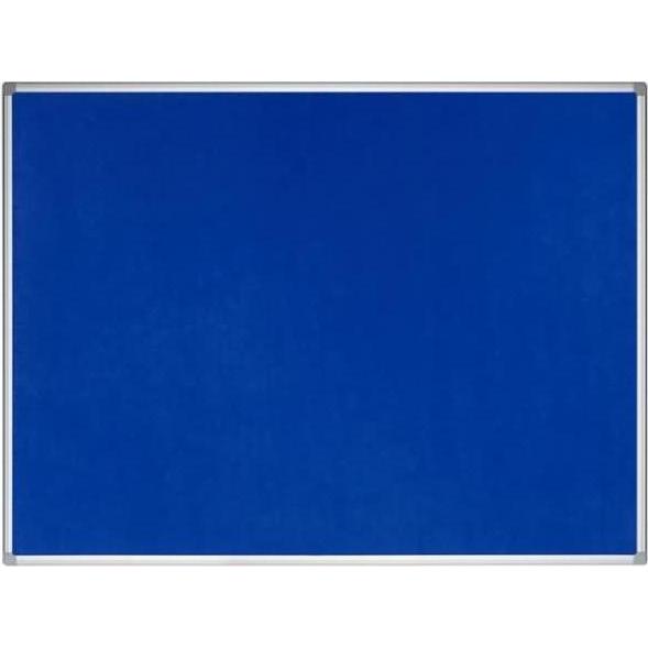 Bi-Office, Pinnwand, Pinnwand Earth 120x90cm Filz blau (Pinnwand, 120 x 90 cm)