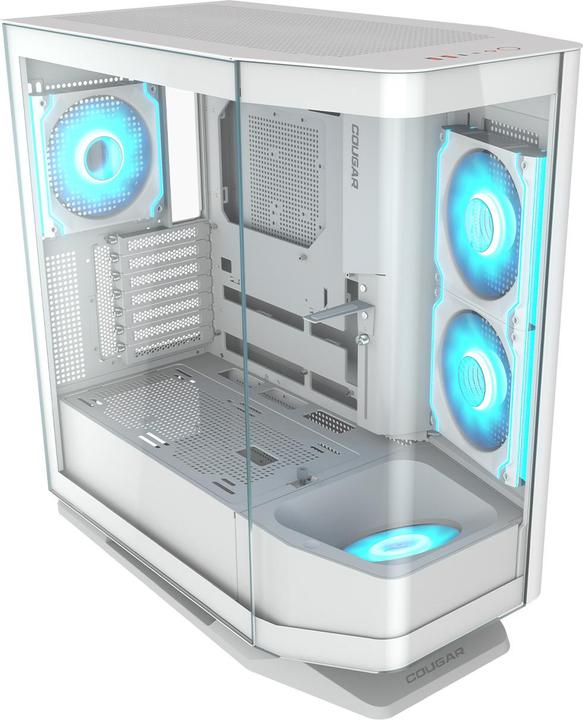 Actual product image Cougar Boitier Moyen Tour E-ATX FV270 RGB avec panneaux vitrés (Blanc) (mATX, ATX, SSI CEB, Mini-ITX)