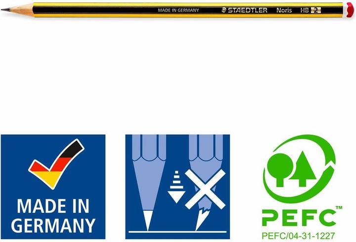 Actual product image Staedtler Noris pencil, HB (2 mm, HB, 12 x)