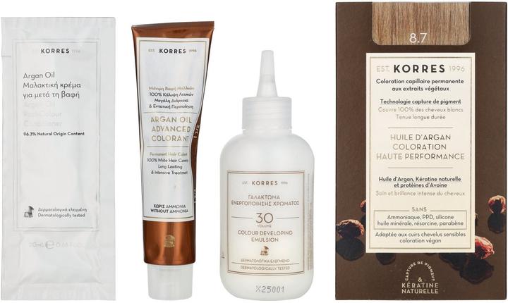 Immagine prodotto Korres Colore per capelli all'olio di argan (8.7 Mangiare il caffè)