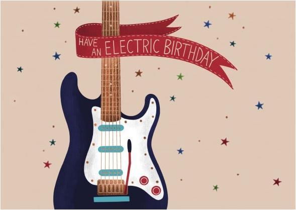 Actual product image Postcard Electric Guitar