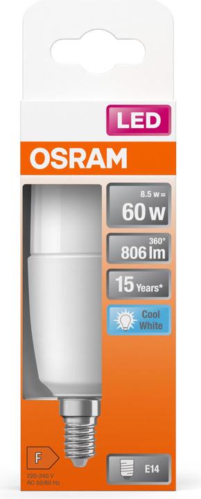 Actual product image Osram Star Stick (E14, 60 W, 806 lm, 1 x, F)