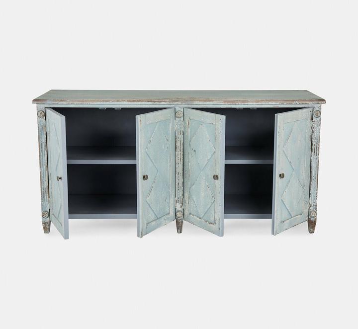 Image du produit Loberon Kommode Resplandor antikblau (160 x 50 x 78 cm)