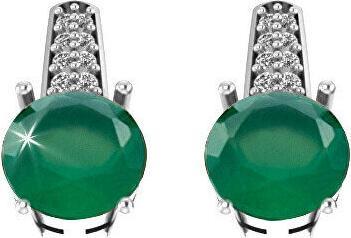 Beneto Exclusive - Silver earrings with agates ACHAGUC1930 (L)