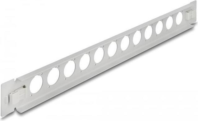 Actual product image Delock 19? D-Type Patch Panel 12 Port tool-free grey