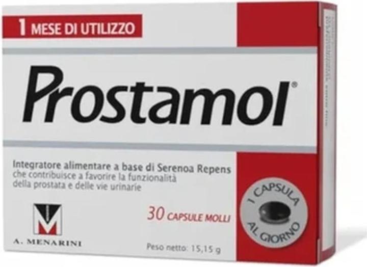 Produktbild Menarini Prostamol 30 Soft Capsules (Körperlotion)