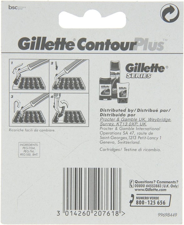 Produktbild Gillette Contour Plus (10 x)