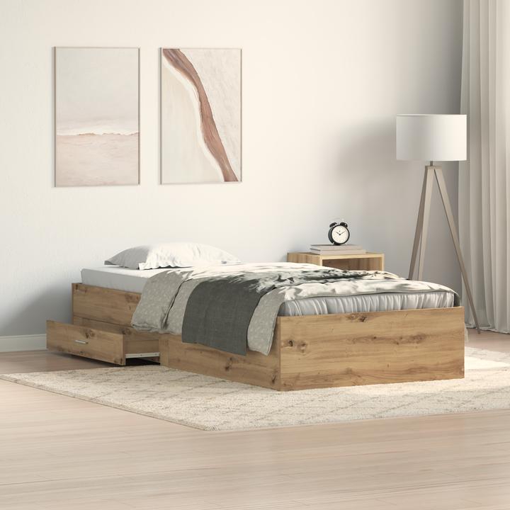 Image du produit vidaXL Rustikales Bett (90 x 200 cm)
