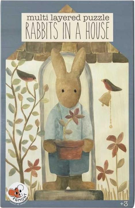 Egmont Schichtenpuzzle Hasenfamilie