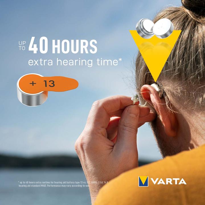 Immagine prodotto Varta Batteria per apparecchi acustici 13 6 pezzi Bli (6 pz., 13, 310 mAh)