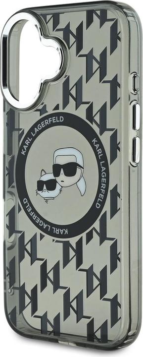 Produktbild Karl Lagerfeld KLHMP16SHMCKMHK iPhone 16 6.1" czarny/black IML Monogram Karl&Choupette Head MagSafe (Apple iPhone 16)