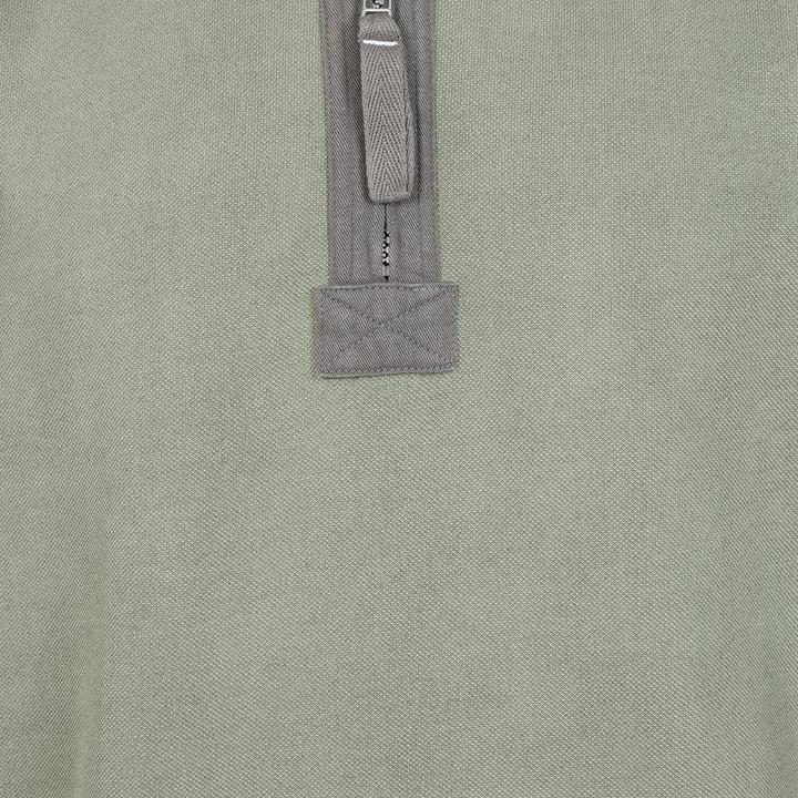 Actual product image Lazy Jacks Mens Contrast Panel Pique Sweatshirt (L)